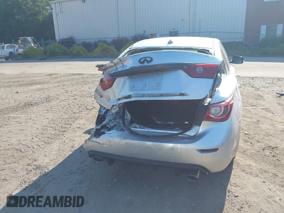 2014 Infiniti Q50 Premium with VIN JN1BV7AR4EM682593, listed as a IAAI auction lot 42581745 with 84,166 mi miles and . Bid and sale history available at DreamBid. Image 17.
