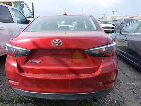 2019 Toyota Yaris Sedan L with VIN 3MYDLBYV6KY508620, listed as a IAAI auction lot 41891590 with NaN miles. Bid and sale history available at carsss.com. Image 16.