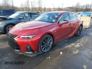 2022 Lexus IS 350 F Sport with VIN JTHGZ1E20N5025350, listed as a Copart auction lot 83089434 with 34,235 mi miles and Salvage title. Bid and sale history available at DreamBid. Image 1.
