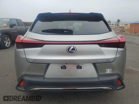 2022 Lexus UX 250h F Sport with VIN JTHR9JBH6N2054435, listed as a Copart auction lot 45687975 with 12,615 mi miles and Clean Title. Bid and sale history available at DreamBid. Image 6.