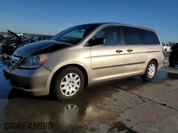 2007 Honda Odyssey LX with VIN 5FNRL38237B081884, listed as a Copart auction lot 88722045 with 181,824 mi miles and Clean Title. Bid and sale history available at carsss.com. Image 1.