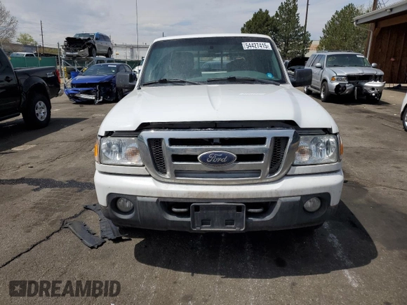 2010 Ford Ranger XLT with VIN 1FTLR4FE4APA24484, listed as a Copart auction lot 54427415 with 67,495 mi miles and Salvage title. Bid and sale history available at DreamBid. Image 5.