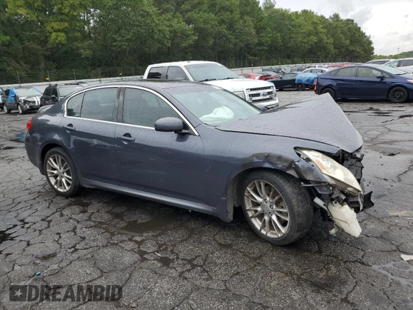2007 Infiniti G35 Journey with VIN JNKBV61EX7M721130, listed as a Copart auction lot 70933914 with Not Provided miles and Salvage Title. Bid and sale history available at DreamBid. Image 4.