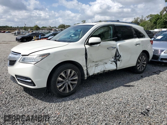 2015 Acura MDX Technology z VIN 5FRYD4H67FB004403, wystawiony jako Copart lot #55092025 z przebiegiem 139 774 mil mil oraz Nie do naprawy • Non repairable. Historia ofert i sprzedaży dostępna na DreamBid. Obrazek 1.