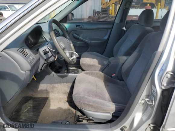 1996 Honda Civic EX with VIN 1HGEJ8645TL004349, listed as a Copart auction lot 72640994 with 241,878 mi miles and Salvage Title. Bid and sale history available at carsss.com. Image 7.