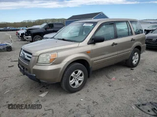 2006 Honda Pilot LX with VIN 2HKYF18166H504228, listed as a Copart auction lot 54903525 with 205,922 mi miles and Clean Title. Bid and sale history available at carsss.com. Image 1.