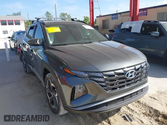2022 Hyundai Tucson SEL with VIN 5NMJF3AE2NH157468, listed as a IAAI auction lot 41709501 with 39,070 mi miles. Bid and sale history available at carsss.com. Image 1.