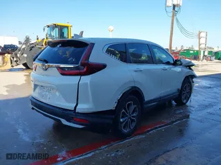 2021 Honda CR-V EX with VIN 2HKRW1H50MH422371, listed as a IAAI auction lot 40087002 with 1 mi miles. Bid and sale history available at carsss.com. Image 4.