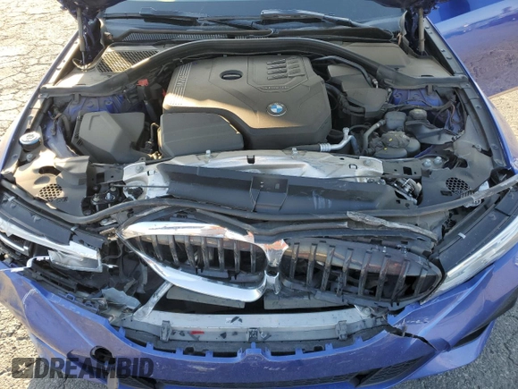 2019 BMW 3 Series 330i with VIN WBA5R1C54KAK08210, listed as a Copart auction lot 46740845 with 58,563 mi miles and Salvage Title. Bid and sale history available at carsss.com. Image 12.