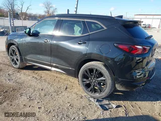 2019 Chevrolet Blazer RS with VIN 3GNKBERS2KS694858, listed as a IAAI auction lot 40856156 with 67,306 mi miles. Bid and sale history available at carsss.com. Image 3.