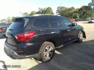 2017 Nissan Pathfinder S with VIN 5N1DR2MN6HC644925, listed as a IAAI auction lot 34176350 with 1 mi miles. Bid and sale history available at carsss.com. Image 4.