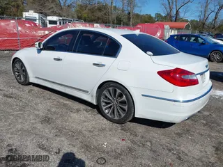 2013 Hyundai Genesis 5.0L R-Spec with VIN KMHGC4DH0DU244349, listed as a IAAI auction lot 41508229 with 231,929 mi miles. Bid and sale history available at carsss.com. Image 3.