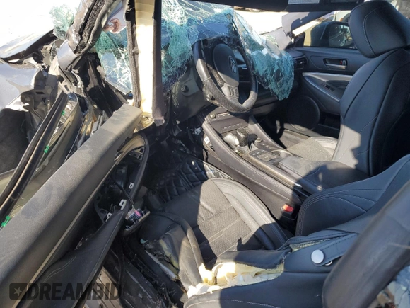 2016 Lexus RC 300 F Sport with VIN JTHSM5BC1G5000747, listed as a Copart auction lot 50856835 with Not provided miles and Salvage title. Bid and sale history available at DreamBid. Image 8.