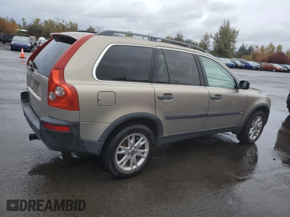 2005 Volvo XC90 with VIN YV1CZ911751185836, listed as a Copart auction lot 78753744 with 132,041 mi miles and Salvage Title. Bid and sale history available at carsss.com. Image 3.