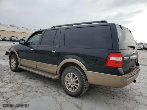 2014 Ford Expedition EL XLT with VIN 1FMJK1H51EEF27927, listed as a Copart auction lot 48127985 with 105,765 mi miles and Clean Title. Bid and sale history available at carsss.com. Image 2.