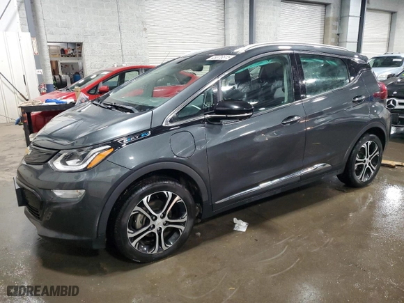 2021 Chevrolet Bolt EV Premier with VIN 1G1FZ6S05M4100330, listed as a Copart auction lot 45376515 with 68,462 mi miles and Salvage Title. Bid and sale history available at carsss.com. Image 1.