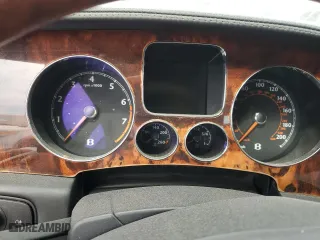 2007 Bentley Continental GT with VIN SCBDR33W97C045720, listed as a Copart auction lot 76321974 with 0 mi miles and Salvage Title. Bid and sale history available at carsss.com. Image 9.