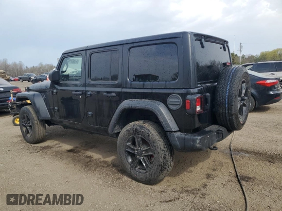 2023 Jeep Wrangler Sport S with VIN 1C4HJXDN2PW559717, listed as a Copart auction lot 55007145 with 34,484 mi miles and Clean title. Bid and sale history available at DreamBid. Image 2.
