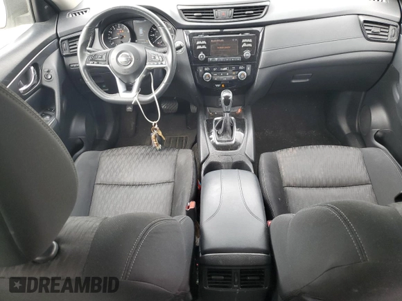 2017 Nissan Rogue S with VIN KNMAT2MV7HP582999, listed as a Copart auction lot 51556185 with 151,534 mi miles and Salvage Title. Bid and sale history available at carsss.com. Image 8.