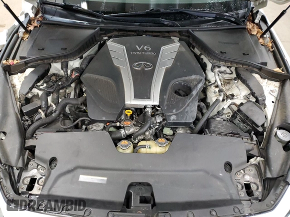 2017 Infiniti Q50 3.0t Sport with VIN JN1EV7AR1HM834878, listed as a Copart auction lot 50306635 with 81,302 mi miles and Salvage Title. Bid and sale history available at carsss.com. Image 11.