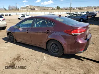 2017 Kia Forte LX with VIN 3KPFK4A7XHE025479, listed as a Copart auction lot 46625795 with 104,038 mi miles and Salvage Title. Bid and sale history available at carsss.com. Image 2.