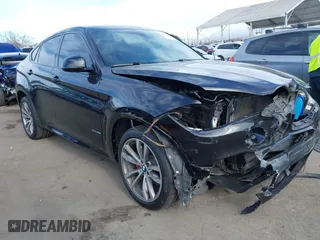 2015 BMW X6 xDrive35i with VIN 5UXKU2C56F0N77929, listed as a IAAI auction lot 41093701 with 96,862 mi miles. Bid and sale history available at carsss.com. Image 1.