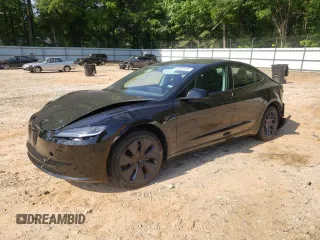 2025 Tesla Model 3 Long Range with VIN 5YJ3E1EA4SF965566, listed as a Copart auction lot 56820165 with 1,041 mi miles and Salvage title. Bid and sale history available at DreamBid. Image 1.