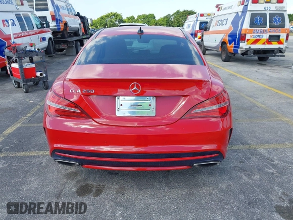 2018 Mercedes-Benz CLA 250 with VIN WDDSJ4EBXJN545852, listed as a IAAI auction lot 41702396 with 84,414 mi miles and . Bid and sale history available at DreamBid. Image 16.