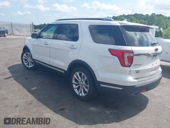 2019 Ford Explorer Limited with VIN 1FM5K7FH9KGB51608, listed as a IAAI auction lot 42658075 with 91,593 mi miles and . Bid and sale history available at DreamBid. Image 3.