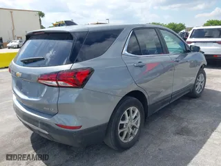 2024 Chevrolet Equinox LT with VIN 3GNAXTEGXRL248335, listed as a IAAI auction lot 41709145 with 1 mi miles. Bid and sale history available at carsss.com. Image 4.