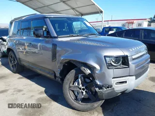 2022 Land Rover Defender SE z VIN SALEP7RUXN2076412, wystawiony jako IAAI lot #41335197 z przebiegiem 50 151 mil mil oraz . Historia ofert i sprzedaży dostępna na DreamBid. Obrazek 1.