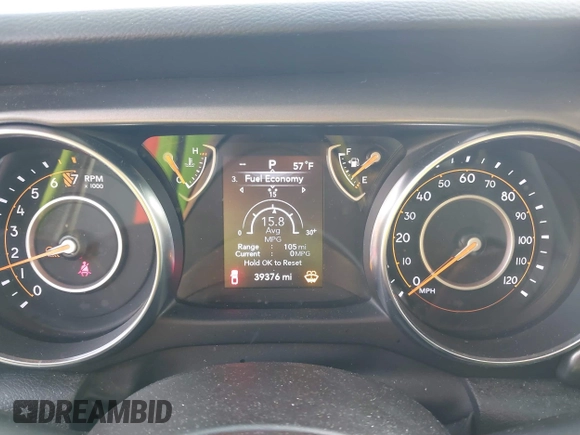 2023 Jeep Gladiator Sport S z VIN 1C6HJTAG7PL535209, wystawiony jako IAAI lot #41483780 z przebiegiem 39 376 mil mil oraz . Historia ofert i sprzedaży dostępna na DreamBid. Obrazek 7.