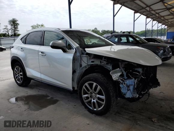 2016 Lexus NX 200t with VIN JTJBARBZ9G2072753, listed as a Copart auction lot 62643065 with 82,264 mi miles and Salvage title. Bid and sale history available at DreamBid. Image 4.