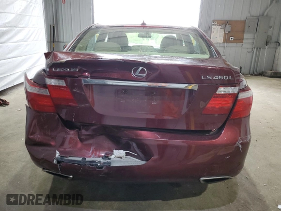 2007 Lexus LS 460 L с VIN JTHGL46F775008813, выставлен на аукционе Copart как лот 57063195 с пробегом 142 957 миль миль и Списание • Salvage title. История ставок и продаж доступна на DreamBid. Изображение 6.