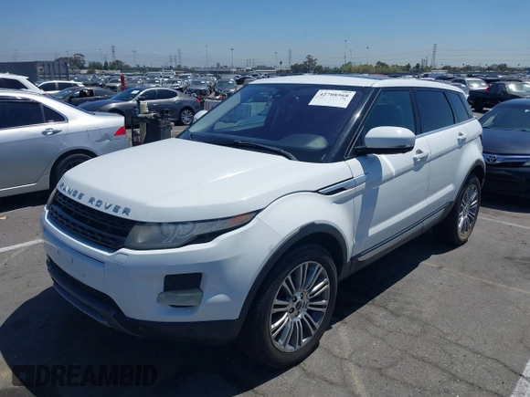 2012 Land Rover Range Rover Evoque Prestige Premium with VIN SALVV2BG5CH637557, listed as a IAAI auction lot 42708568 with 142,433 mi miles and . Bid and sale history available at DreamBid. Image 2.
