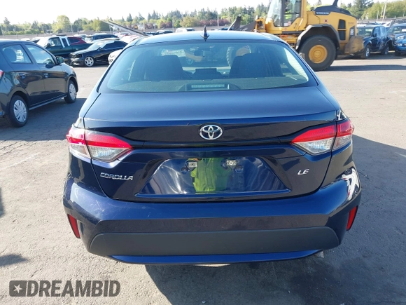 2021 Toyota Corolla LE with VIN 5YFEPMAE4MP210485, listed as a IAAI auction lot 42096039 with 50,398 mi miles. Bid and sale history available at carsss.com. Image 16.