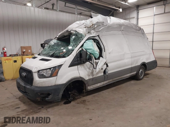 2023 Ford Transit Cargo with VIN 1FTBW3X87PKB39433, listed as a IAAI auction lot 41151064 with Not provided miles and . Bid and sale history available at DreamBid. Image 17.