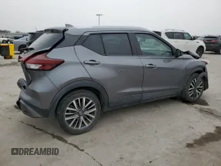 2021 Nissan Kicks SV with VIN 3N1CP5CV2ML495312, listed as a Copart auction lot 48202875 with 57,756 mi miles and Salvage Title. Bid and sale history available at carsss.com. Image 3.
