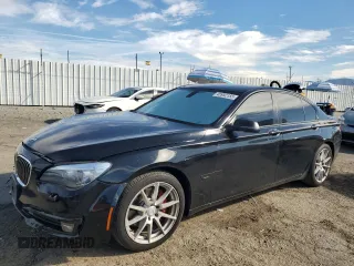 2015 BMW 7 Series 740i with VIN WBAYA6C52FD826874, listed as a Copart auction lot 45952155 with 95,123 mi miles and Salvage Title. Bid and sale history available at carsss.com. Image 1.