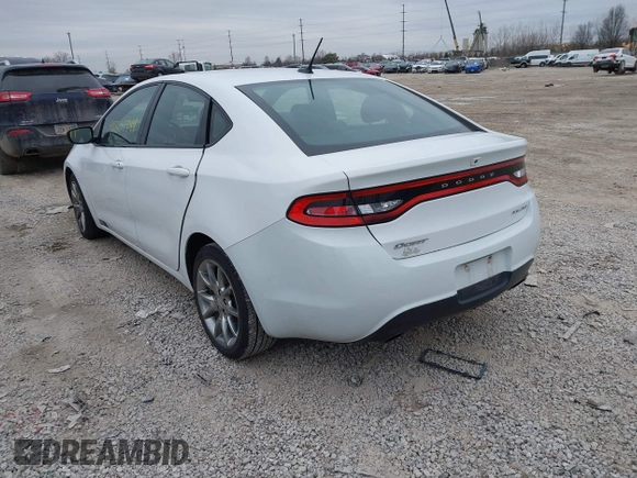 2015 Dodge Dart SXT with VIN 1C3CDFBB0FD144592, listed as a IAAI auction lot 41507744 with 138,494 mi miles. Bid and sale history available at carsss.com. Image 3.