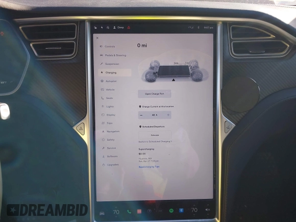 2016 Tesla Model X 70D z VIN 5YJXCAE21GF008724, wystawiony jako IAAI lot #41254897 z przebiegiem 56 140 mil mil oraz . Historia ofert i sprzedaży dostępna na DreamBid. Obrazek 17.