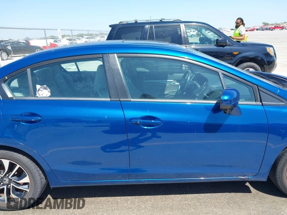 2015 Honda Civic EX with VIN 2HGFB2F81FH550665, listed as a IAAI auction lot 42017363 with 180,098 mi miles and . Bid and sale history available at carsss.com. Image 13.