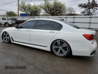 2017 BMW 7 Series 740i with VIN WBA7E2C3XHG741242, listed as a Copart auction lot 51577125 with 101,429 mi miles and Clean Title. Bid and sale history available at carsss.com. Image 2.