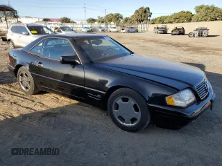 1996 Mercedes-Benz SL-Class with VIN WDBFA67F2TF132052, listed as a Copart auction lot 77601444 with 161,450 mi miles and Clean Title. Bid and sale history available at carsss.com. Image 4.