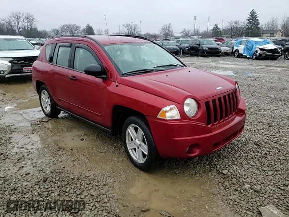 2008 Jeep Compass Sport with VIN 1J8FT47W48D501120, listed as a Copart auction lot 43440675 with 70,528 mi miles and Salvage Title. Bid and sale history available at carsss.com. Image 11.