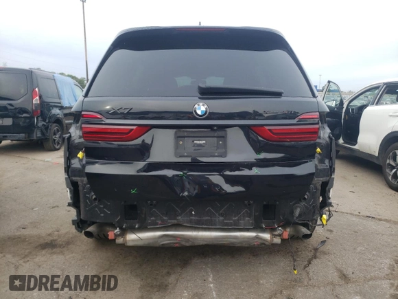 2019 BMW X7 xDrive40i with VIN 5UXCW2C53KL082322, listed as a Copart auction lot 72996354 with 47,032 mi miles and Clean Title. Bid and sale history available at carsss.com. Image 6.