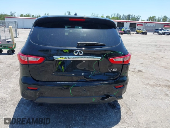 2014 Infiniti QX60 with VIN 5N1AL0MN3EC510068, listed as a IAAI auction lot 42278934 with 148,767 mi miles and . Bid and sale history available at DreamBid. Image 6.