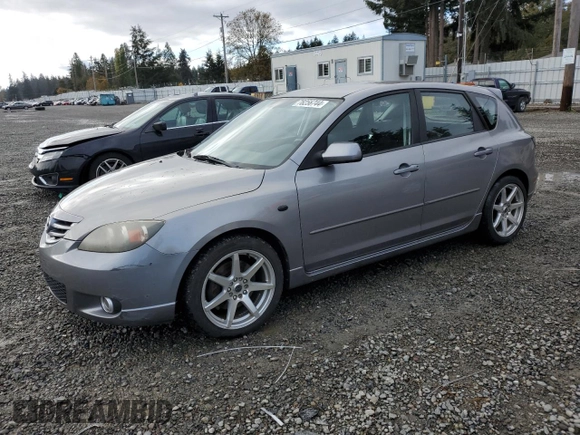 2006 Mazda 3 s with VIN JM1BK143961411266, listed as a Copart auction lot 78256744 with 128,902 mi miles and Salvage Title. Bid and sale history available at carsss.com. Image 1.