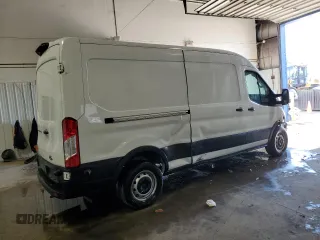 2021 Ford Transit Cargo with VIN 1FTBR1C82MKA10660, listed as a Copart auction lot 48245695 with 63,401 mi miles and Salvage Title. Bid and sale history available at DreamBid. Image 3.