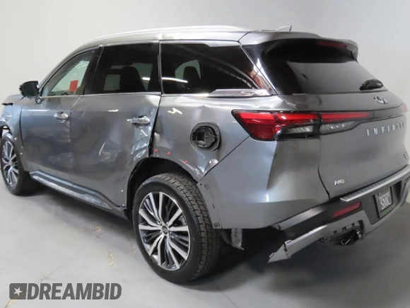 2023 Infiniti QX60 Sensory z VIN 5N1DL1GS5PC353778, wystawiony jako Copart lot #58865715 z przebiegiem 20 386 mil mil oraz Szkoda całkowita • Salvage title. Historia ofert i sprzedaży dostępna na DreamBid. Obrazek 3.